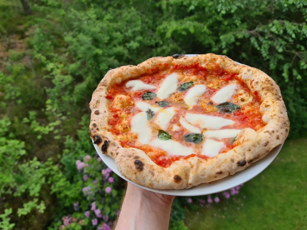 Authentic Neapolitan pizza