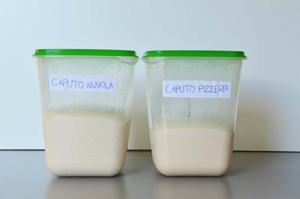 Caputo Pizzaeria and Caputo Nuvona Hydration Comparison