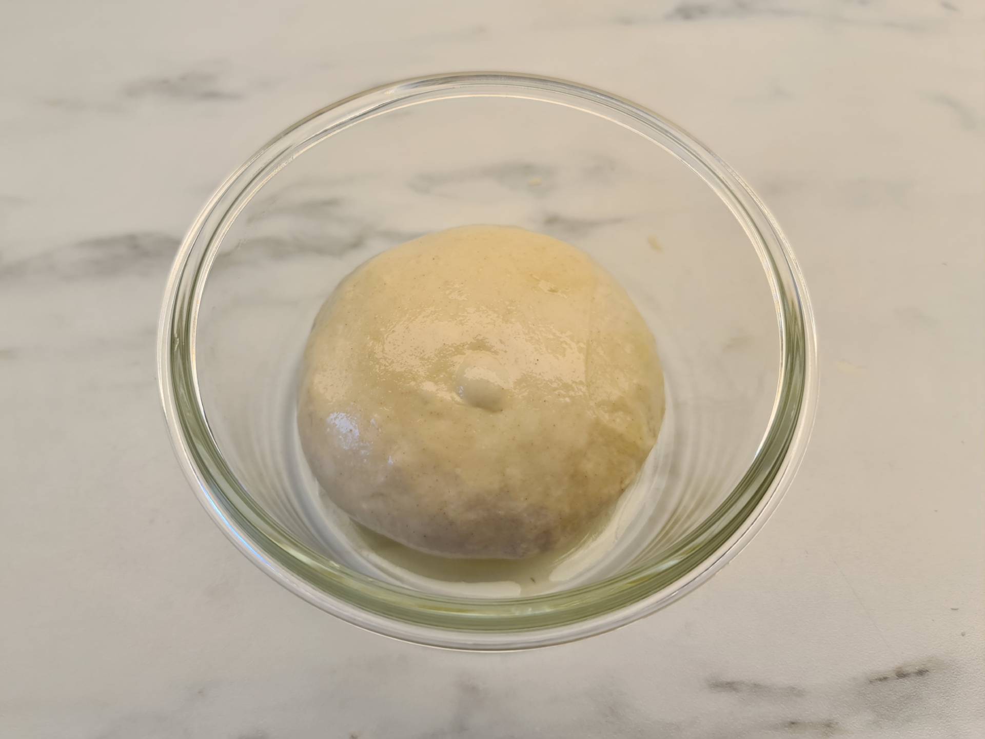 Dough in container