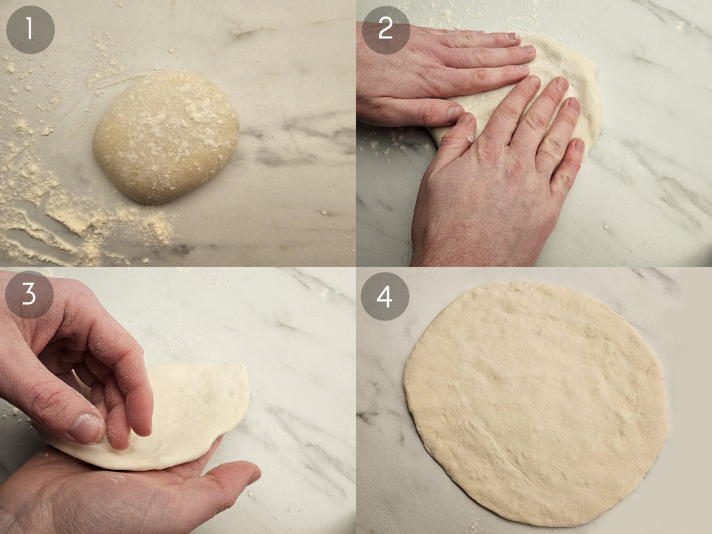 Stretching pizza fritta
